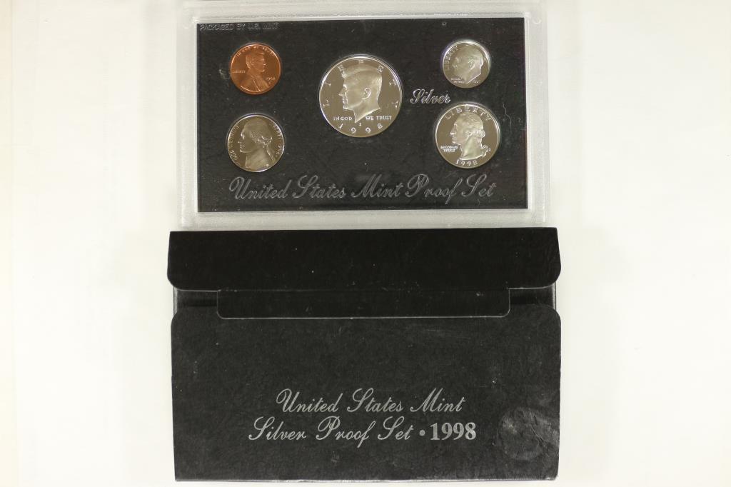 1998 US SILVER PROOF SET (WITH BOX) (1 of 2)
