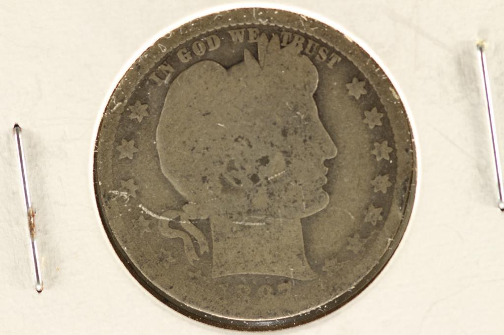 1897-O BARBER QUARTER (1 of 2)
