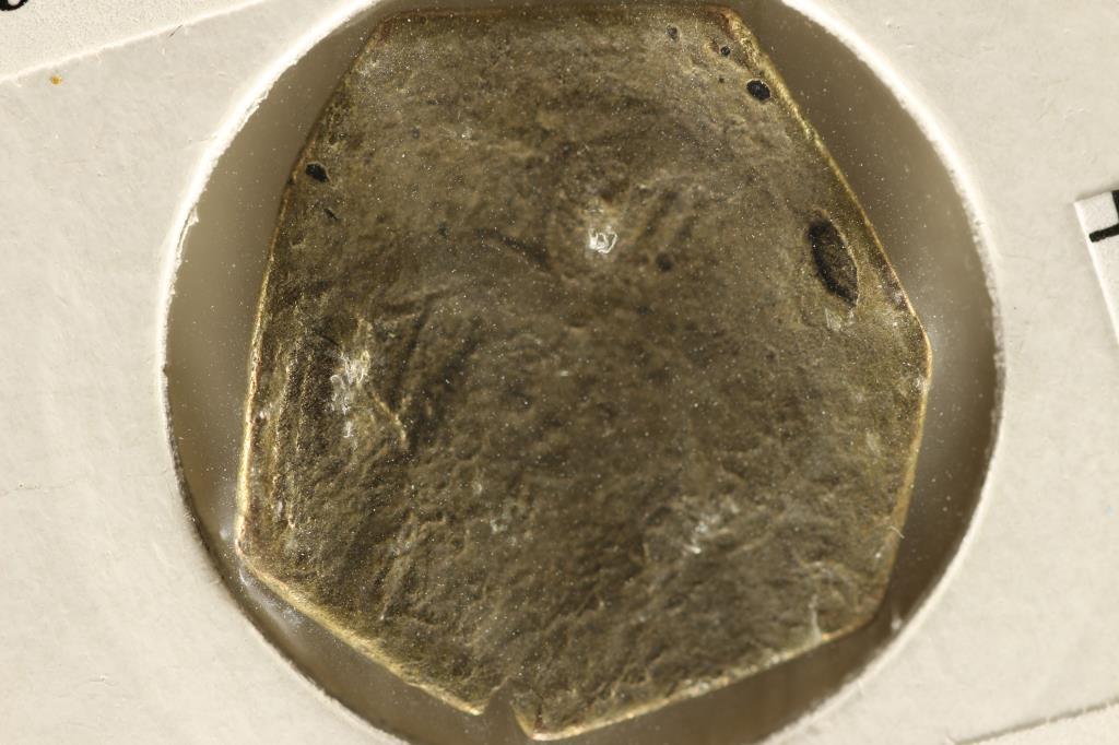 1045-1353- A.D. JESUS CHRIST WITH BIBLE ON: BYZANTINE CUPPED ANCIENT COIN