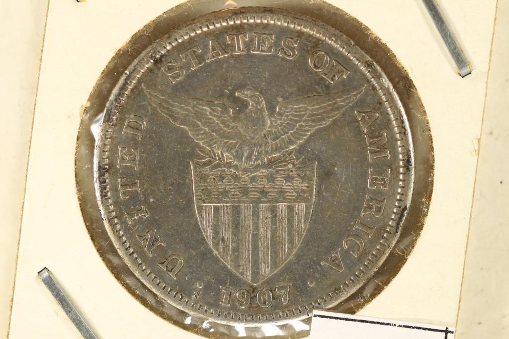 1907-S US/PHILIPPINES SILVER PESO (1 of 2)