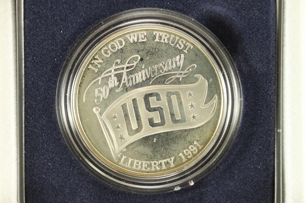 1991 USO 50TH ANNIVERSARY COMMEMORATIVE PROOF (1 of 3)