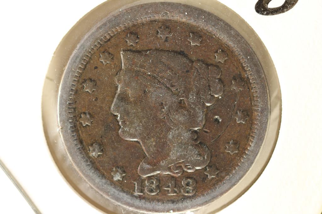 1848 US LARGE CENT (1 of 2)