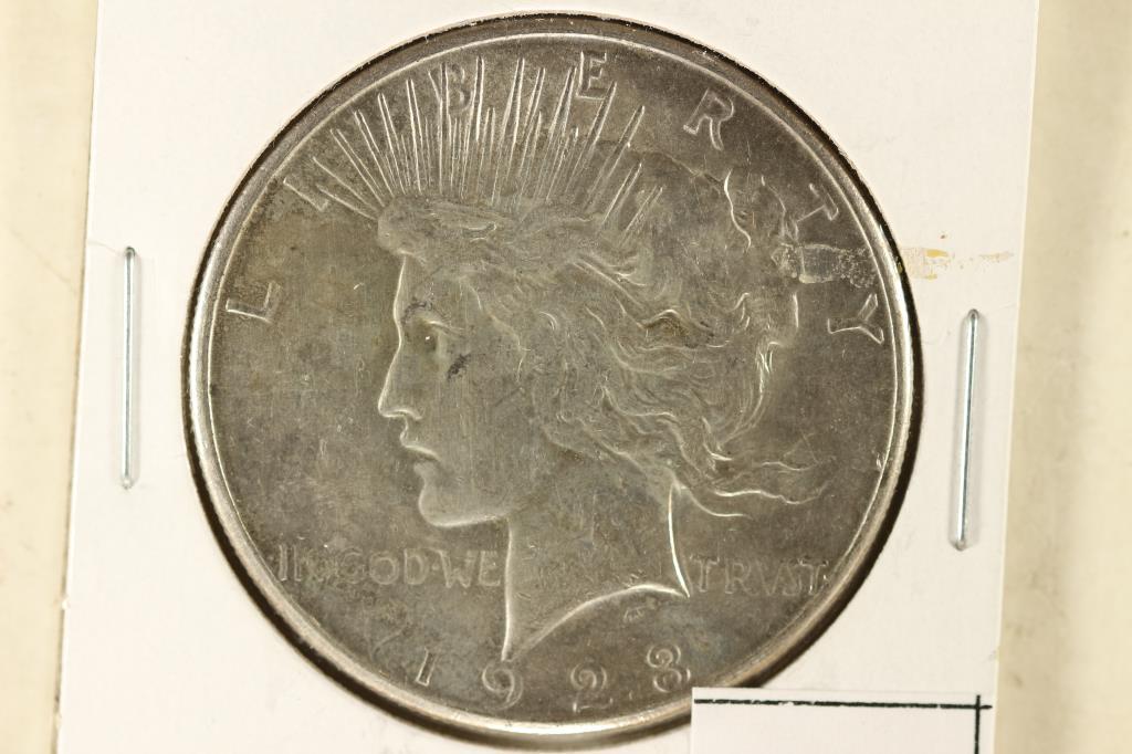 1923-S PEACE SILVER DOLLAR: WATCH FOR OUR NEXT AUCTION ON MON. OCT. 18TH, 2021.