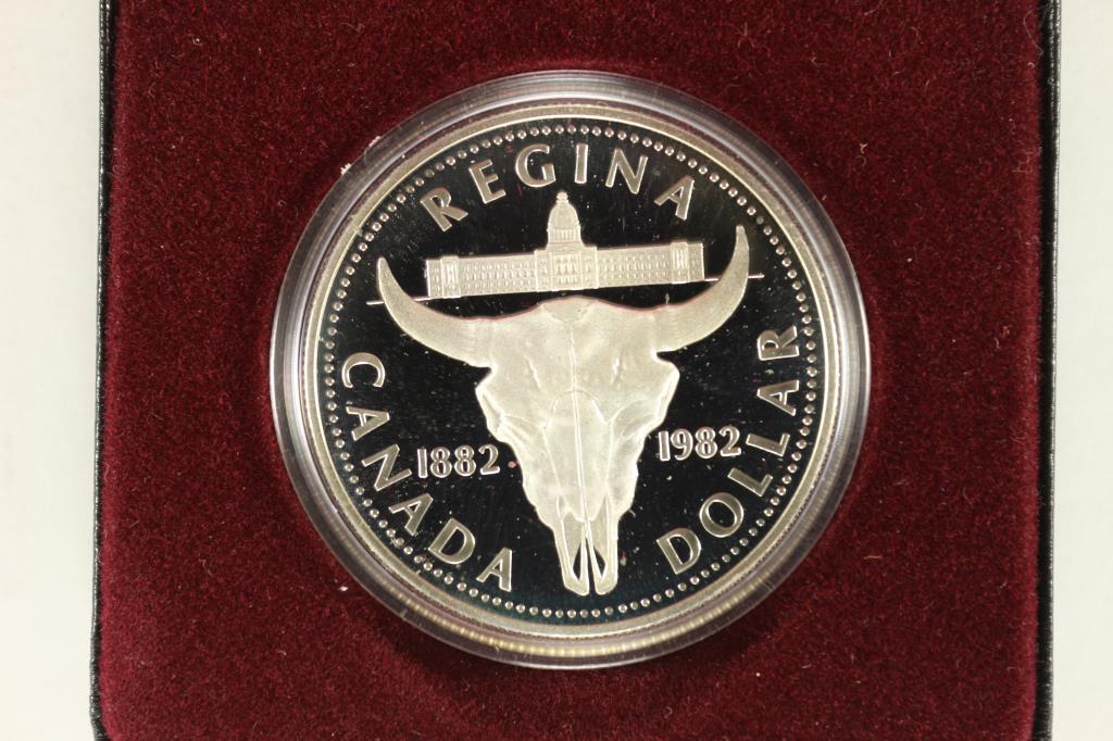 1982 CANADA REGINA PROOF SILVER DOLLAR (1 of 2)