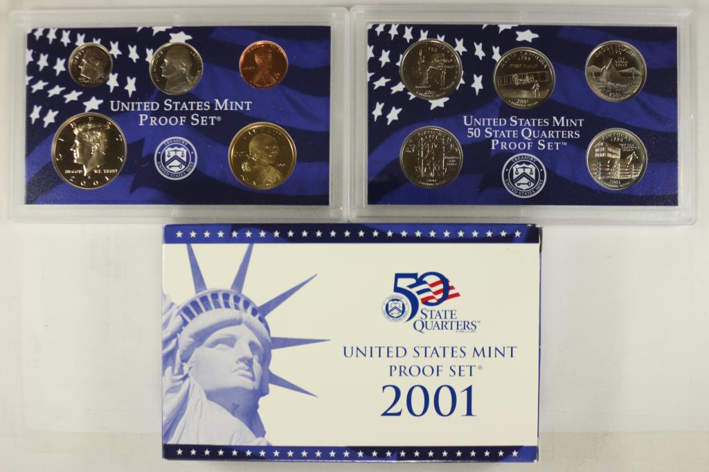 2001 US PROOF SET (WITH BOX) (1 of 2)