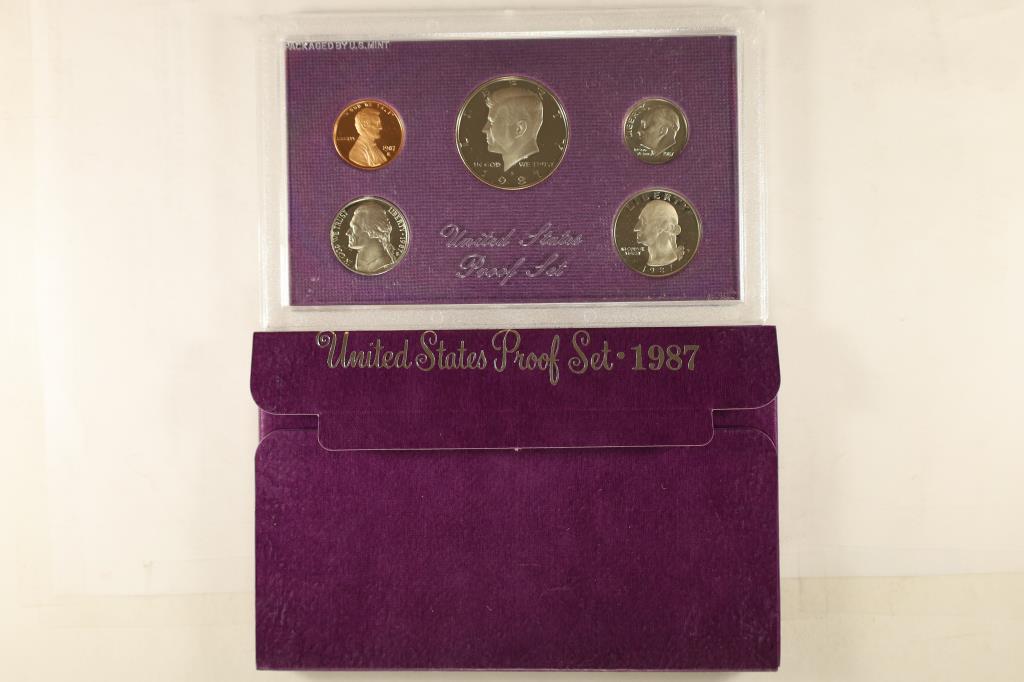 1987 US PROOF SET (WITH BOX) (1 of 2)