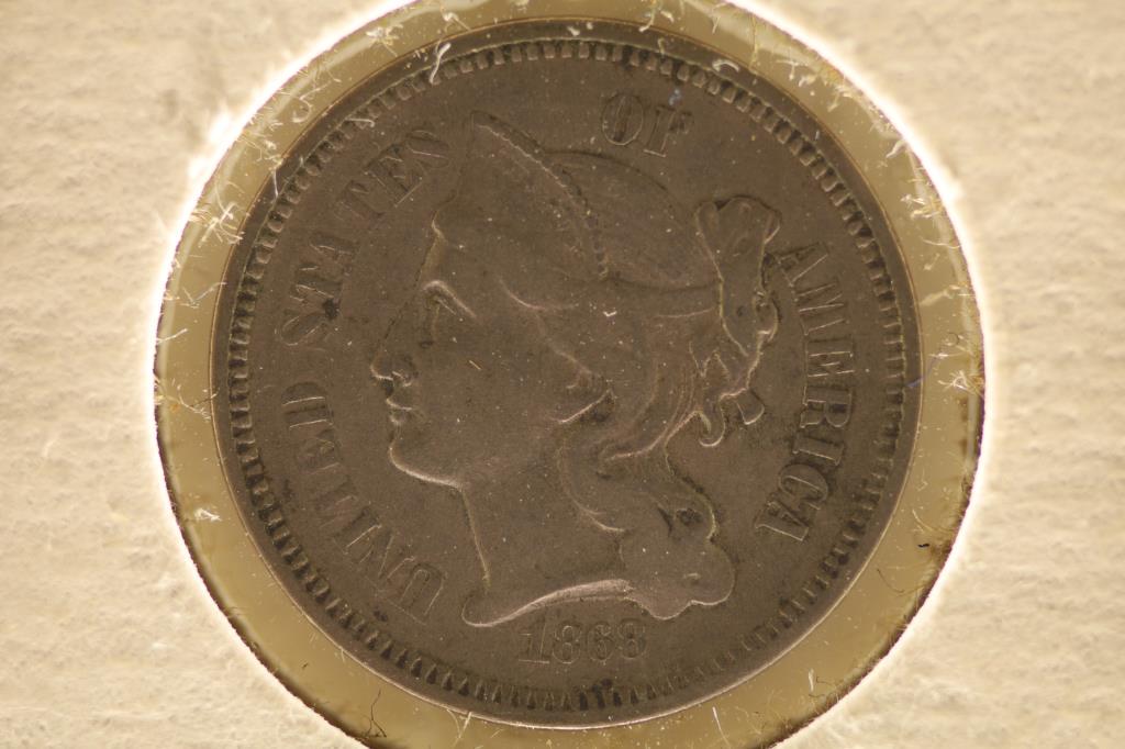 1868 3 CENT NICKEL (1 of 2)