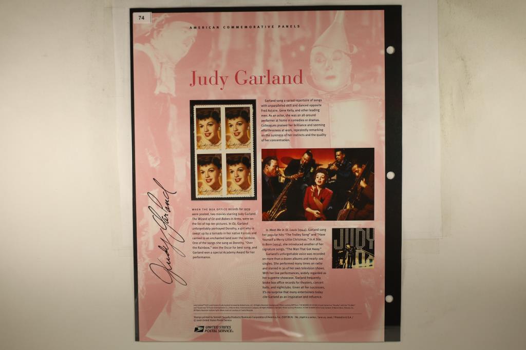 2-USPS AMERICAN COMMEMORATIVE PANELS: (1 of 2)