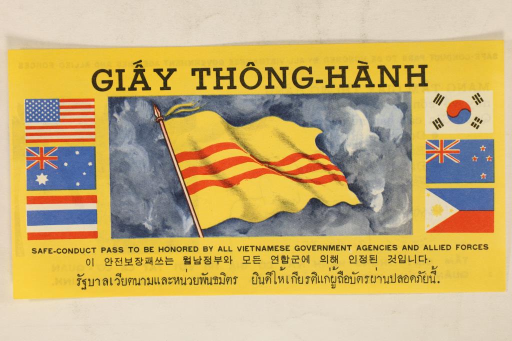 SAFE CONDUCT PASS TO BE HONORED BY ALL VIETNAMESE (1 of 2)