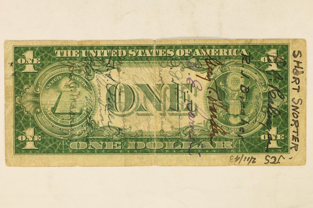 NEAT PIECE OF HISTORY 1935-A $1 SILVER CERTIFICATE (1 of 2)