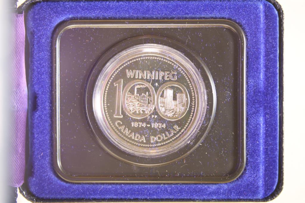 1974 CANADA WINNIPEG DOLLAR BRILLIANT UNC (1 of 3)