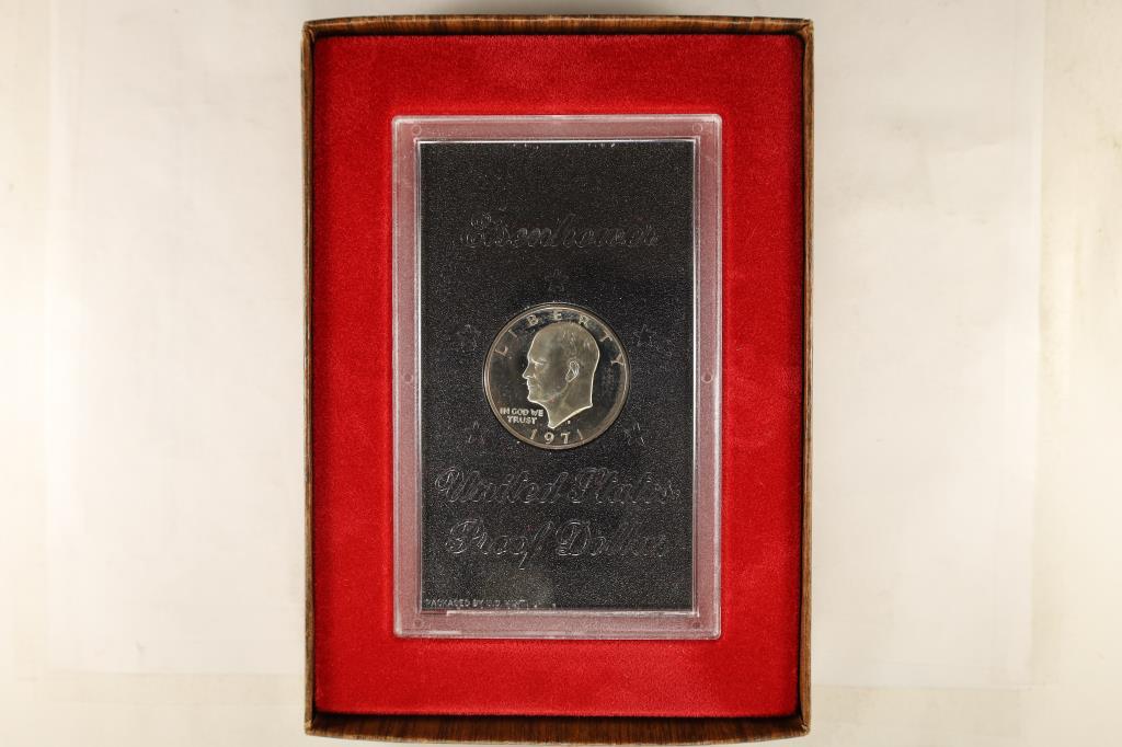 1971-S IKE SILVER DOLLAR (BROWN PACK) (1 of 2)