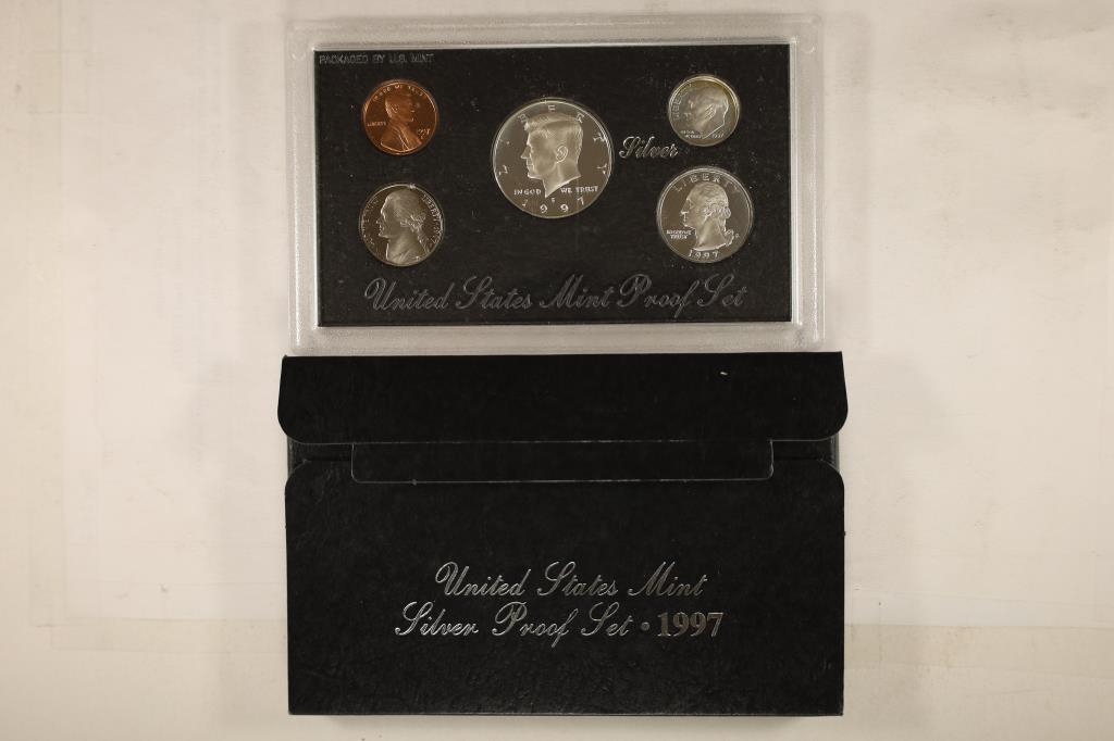 1997 US SILVER PROOF SET (WITH BOX) (1 of 2)