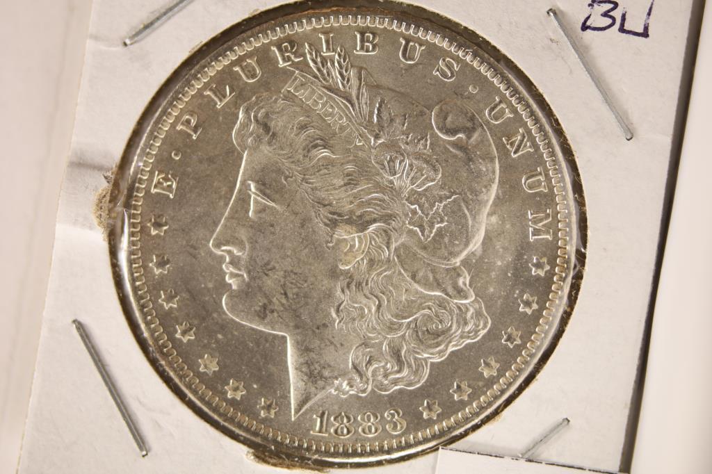 1883-O MORGAN SILVER DOLLAR BRILLIANT UNC (1 of 2)