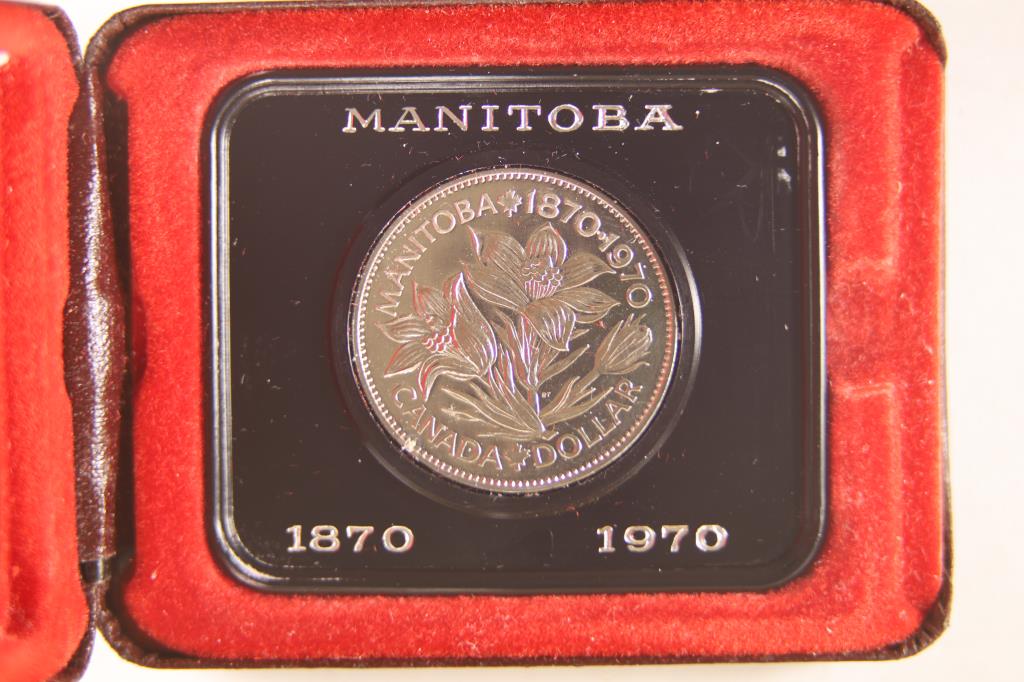 1970 CANADA MANITOBA DOLLAR BRILLIANT UNC (1 of 3)