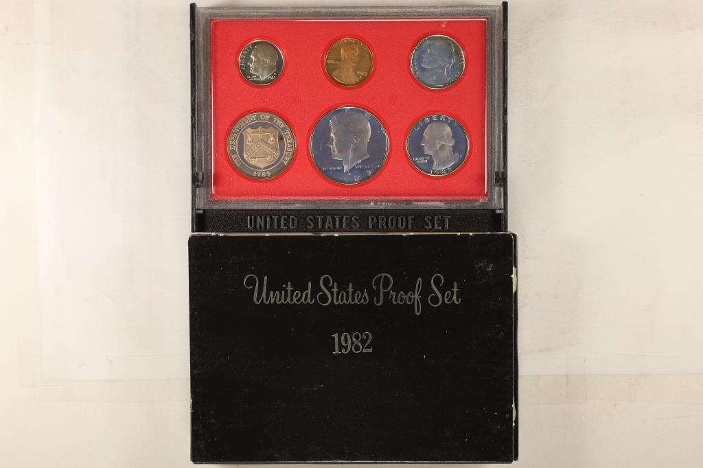 1982 US PROOF SET (WITH BOX) (1 of 2)