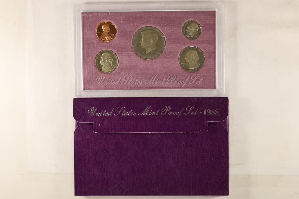 1988 US PROOF SET (WITH BOX) (1 of 2)