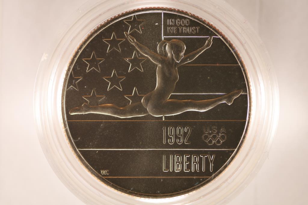 1992-P US OLYMPIC UNC HALF DOLLAR (1 of 2)
