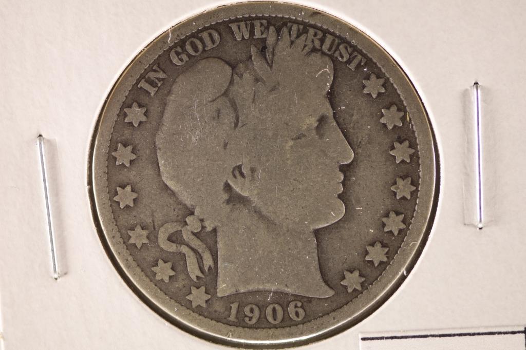 1906-D BARBER HALF DOLLAR (1 of 2)