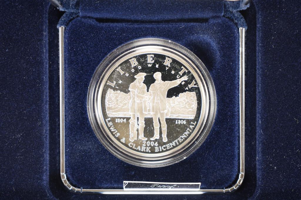 2004 LEWIS & CLARK BICENTENNIAL PROOF SILVER: ORIGINAL US MINT PACKAGING
