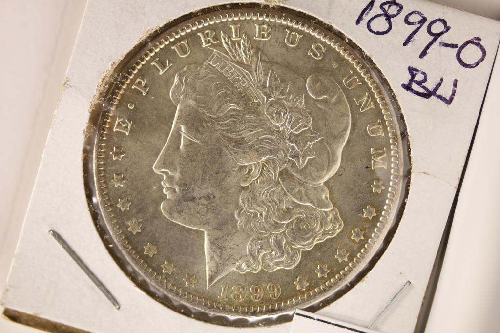 1899-O MORGAN SILVER DOLLAR BRILLIANT UNC (1 of 2)