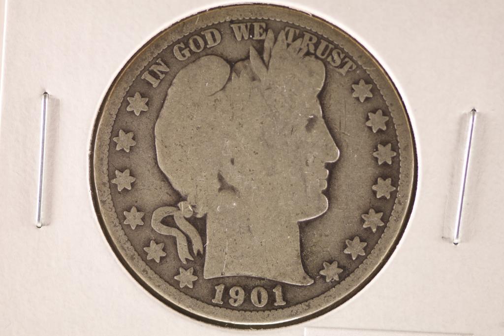 1901 BARBER HALF DOLLAR (1 of 2)