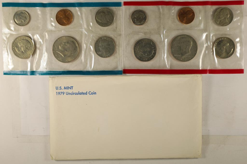 1979 US MINT SET (UNC) P/D (WITH ENVELOPE) (1 of 2)