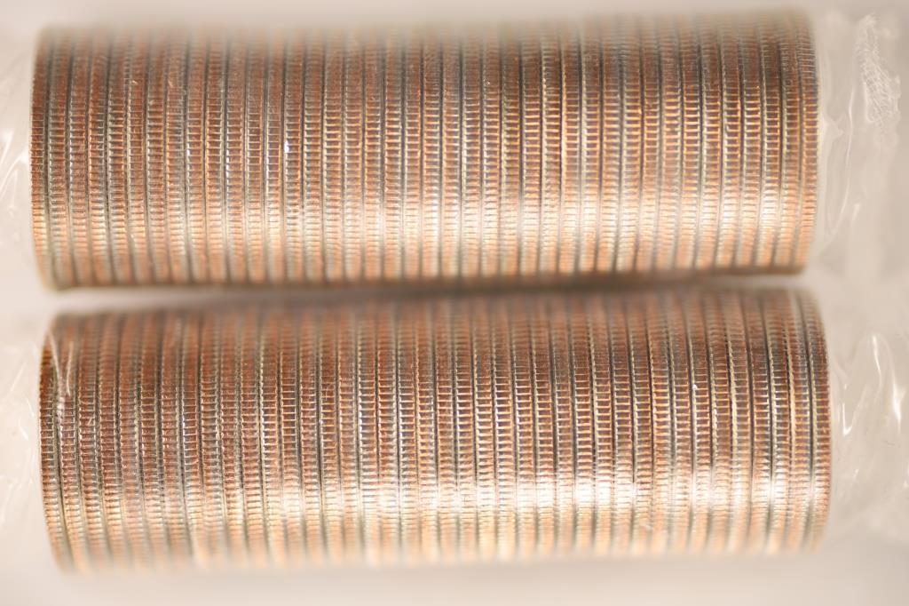 2-$10 ROLLS OF BRILLIANT UNC STATE QUARTERS (1 of 1)