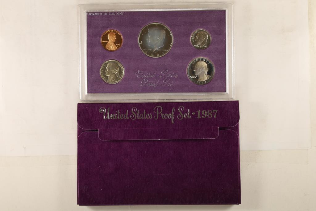 1987 US PROOF SET (WITH BOX) (1 of 2)