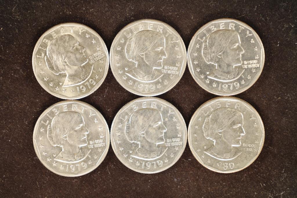 5-1979-D & 1-1980-S SBA DOLLARS: WATCH FOR OUR NEXT AUCTION ON MONDAY DEC. 27TH, 2021.