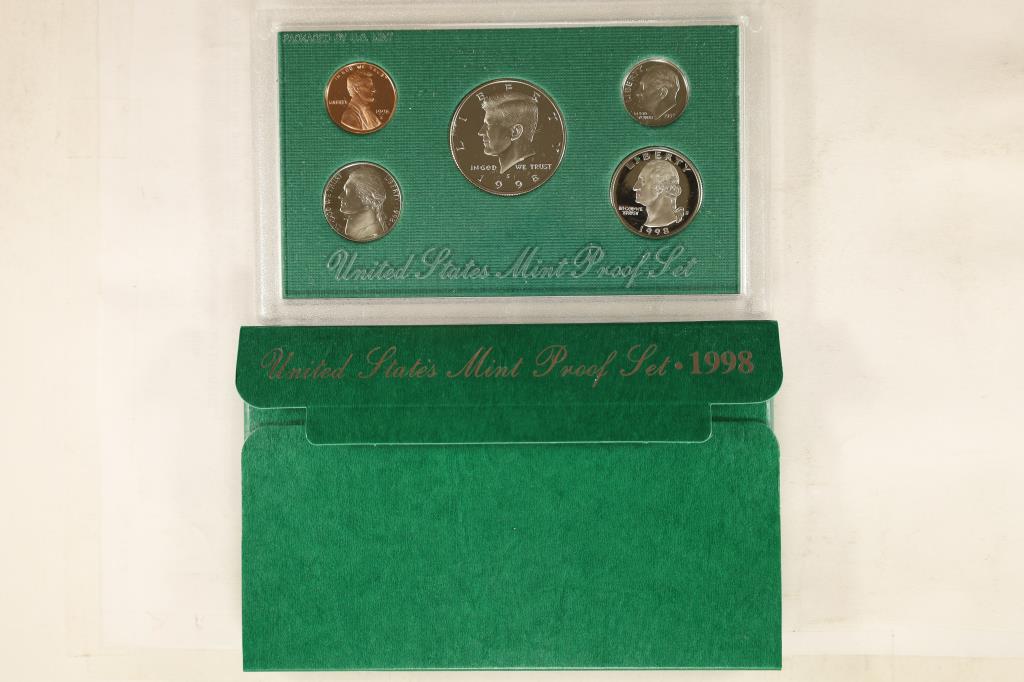 1998 US PROOF SET (WITH BOX) (1 of 2)