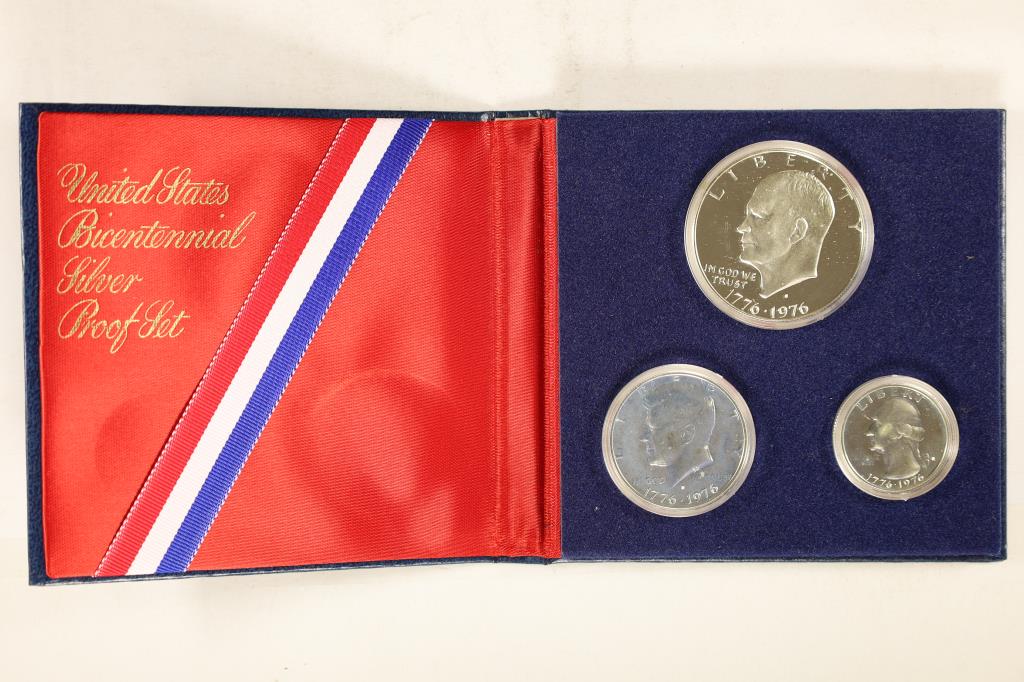 1976-S US BICENTENNIAL SILVER PROOF SET (1 of 3)