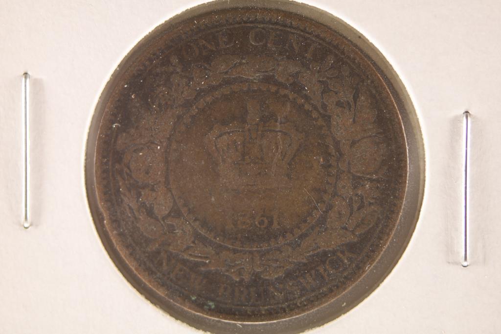 1861 NEW BRUNSWICK ONE CENT (1 of 2)