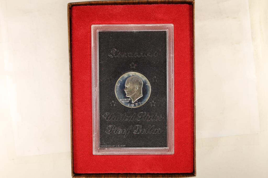 1971-S IKE SILVER DOLLAR (BROWN PACK) (1 of 3)