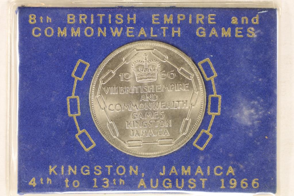 1966 JAMAICA 5 SHILLINGS 8TH BRITISH EMPIRE (1 of 2)