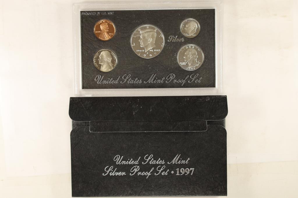 1997 US SILVER PROOF SET (WITH BOX) (1 of 2)