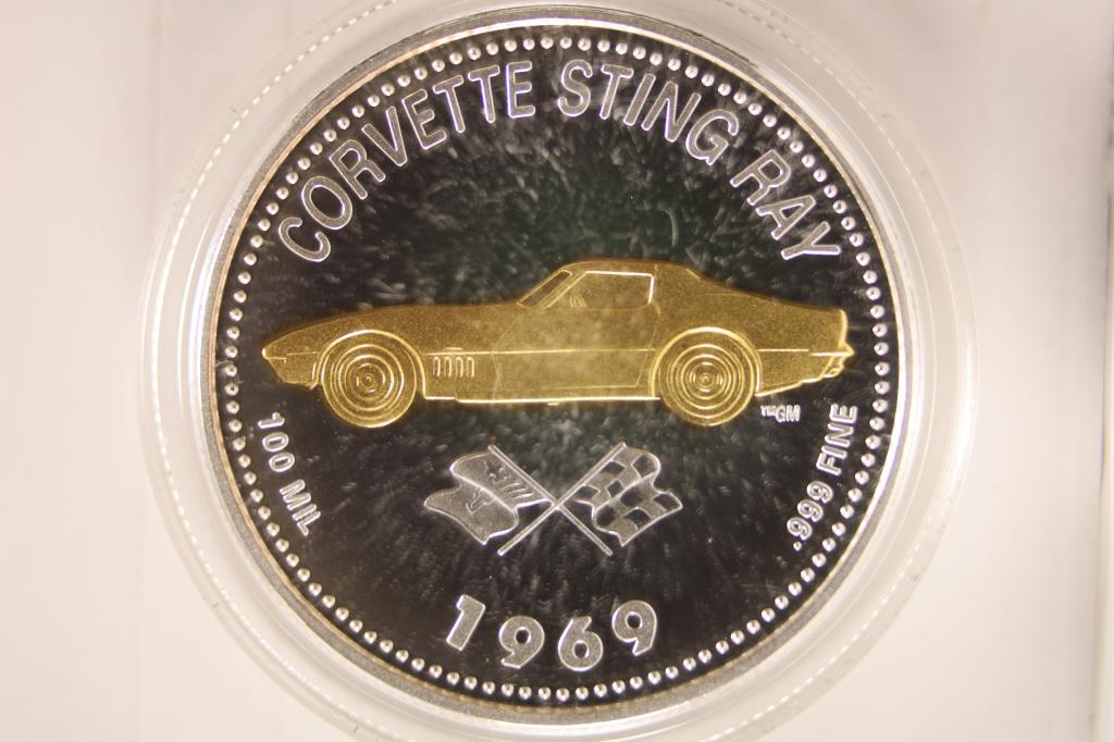 1969 CORVETTE STINGRAY PARTIALLY GOLD ENHANCED (1 of 2)