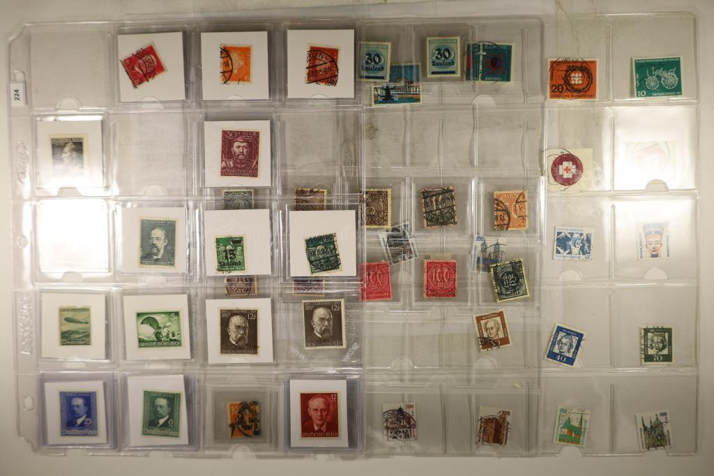 47 ASSORTED GERMAN POSTAGE STAMPS SOME UNUSED (1 of 4)