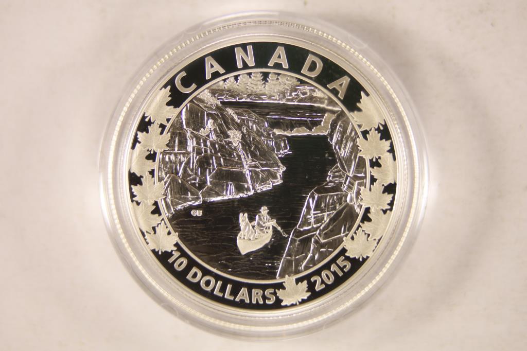 2015 CANADA $10 FINE SILVER PROOF COIN (1 of 3)