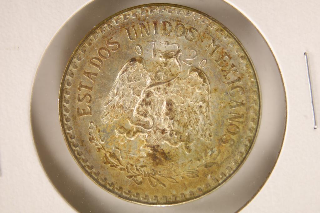 1944 MEXICO SILVER 1 PESO .3856 OZ. ASW (1 of 2)