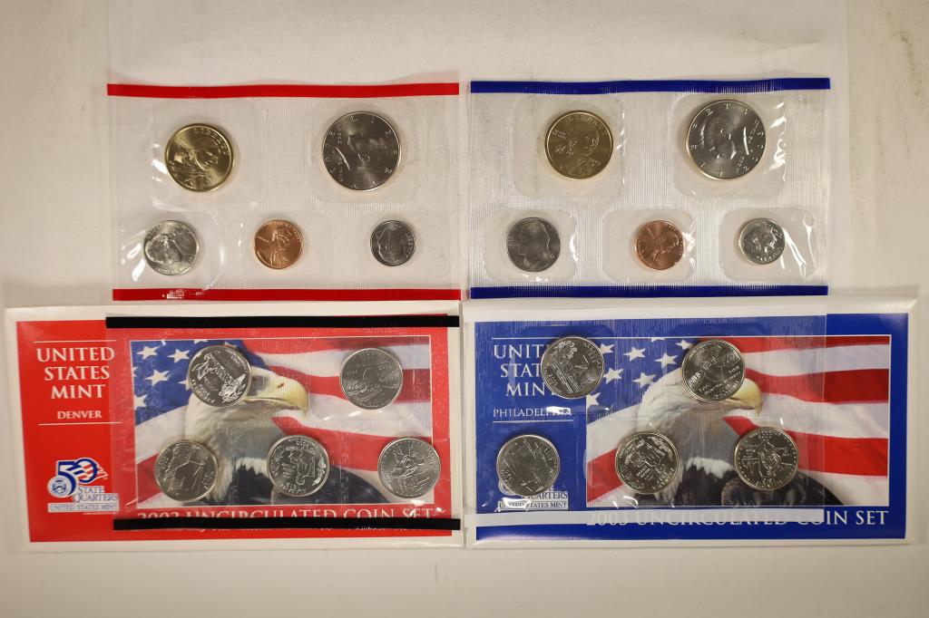 2003 US MINT SET (UNC) P/D (WITH ENVELOPE) (1 of 2)