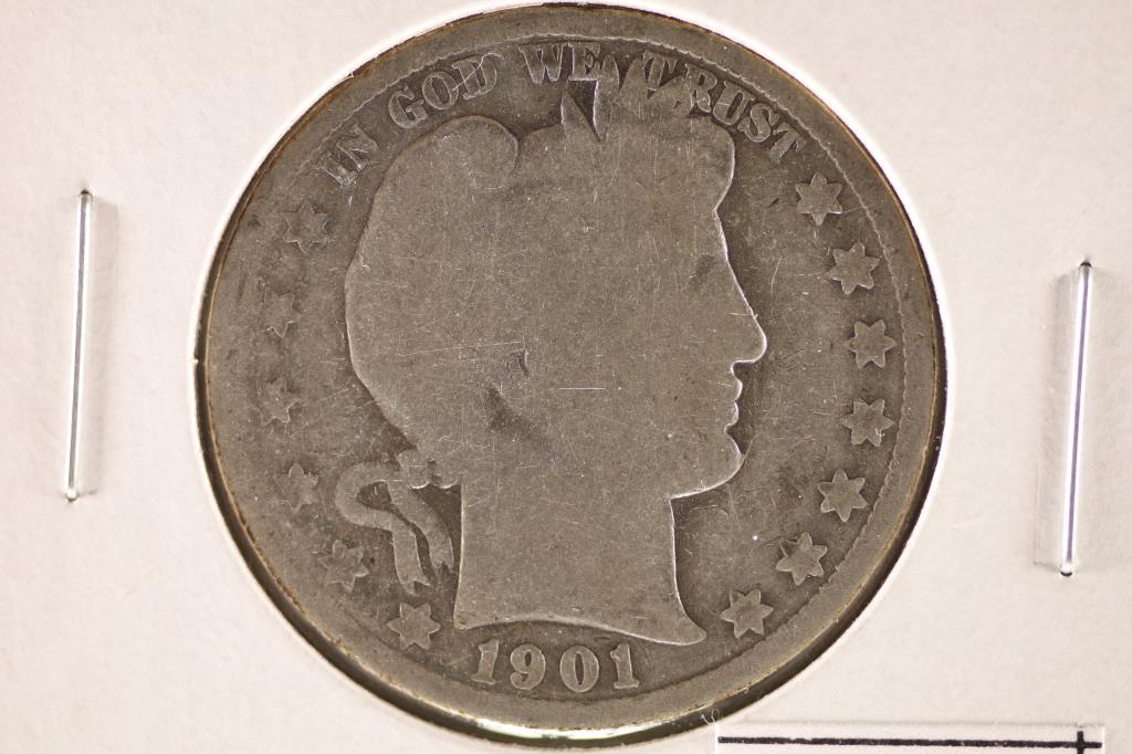 1901 BARBER HALF DOLLAR (1 of 2)