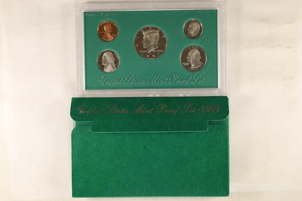 1997 US PROOF SET (WITH BOX) (1 of 2)