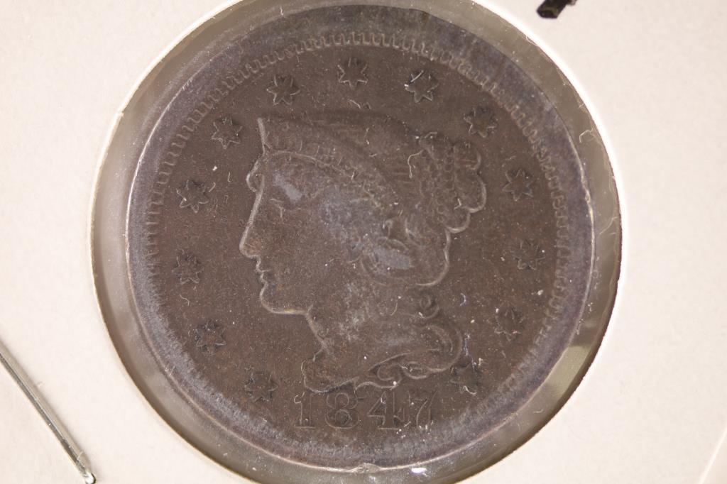 1847 US LARGE CENT (1 of 2)