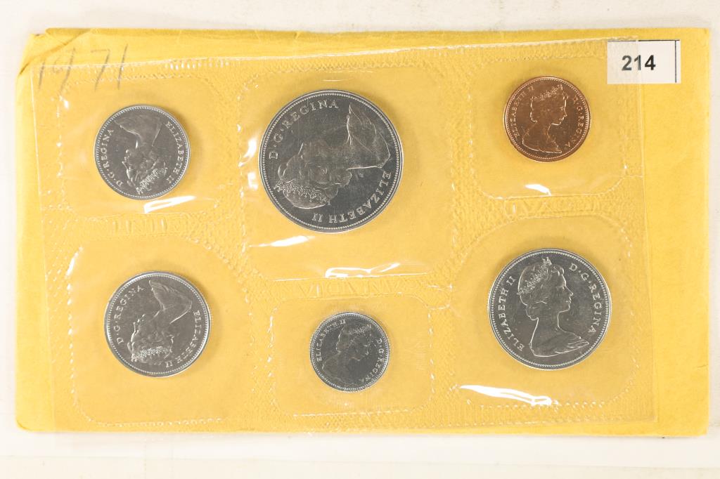 1971 CANADA UNC SET WITH ENVELOPE (1 of 2)