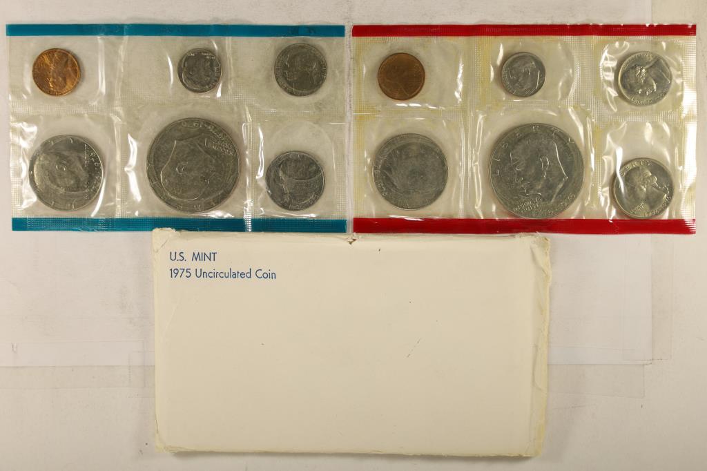 1975 US MINT SET (UNC) P/D (WITH ENVELOPE) (1 of 2)