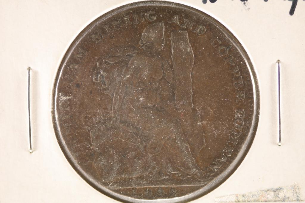 1792 CONDOR TOKEN "BIRMINGHAM MINING & COPPER (1 of 2)