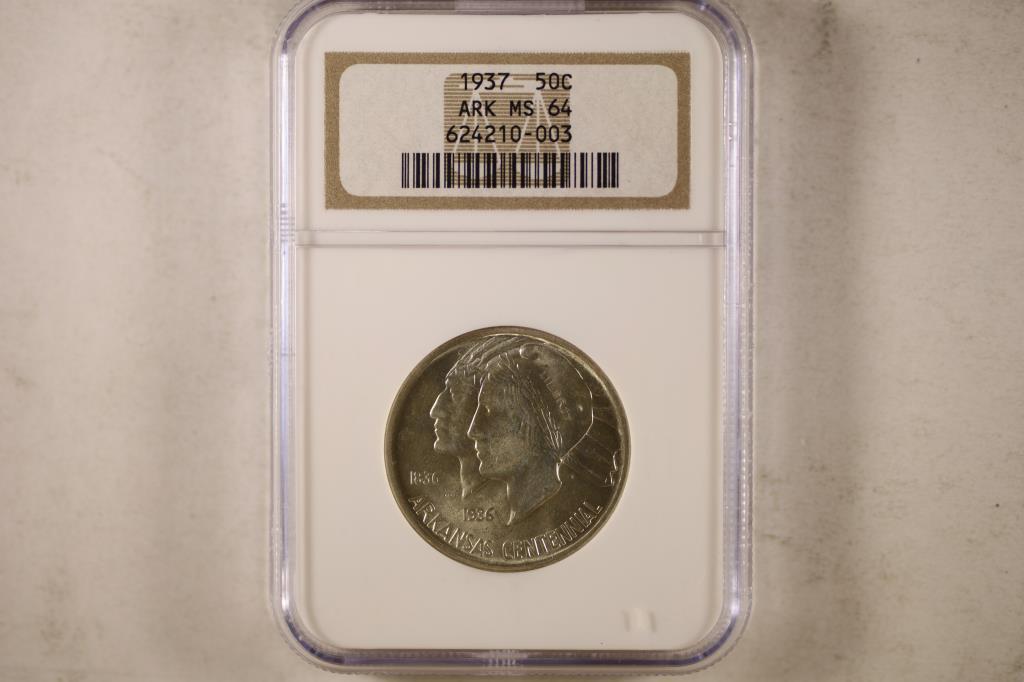 1937 ARKANSAS CENTENNIAL COMMEMORATIVE HALF (1 of 2)