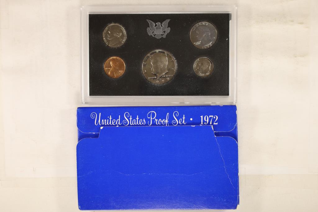 1972 US PROOF SET (WITH BOX) (1 of 2)