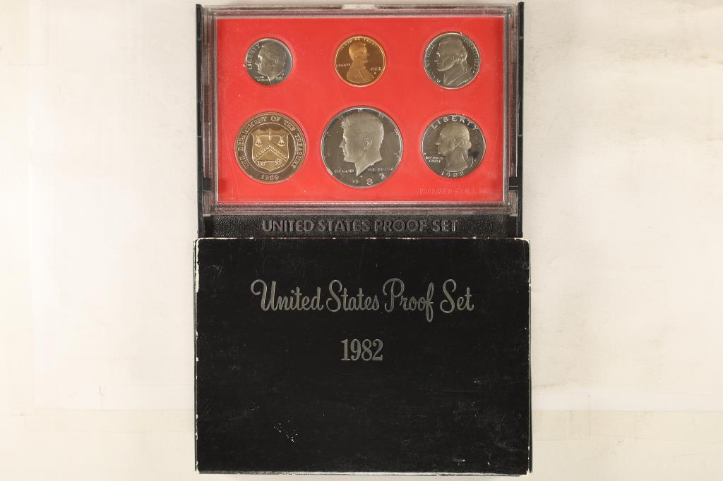1982 US PROOF SET (WITH BOX) (1 of 2)